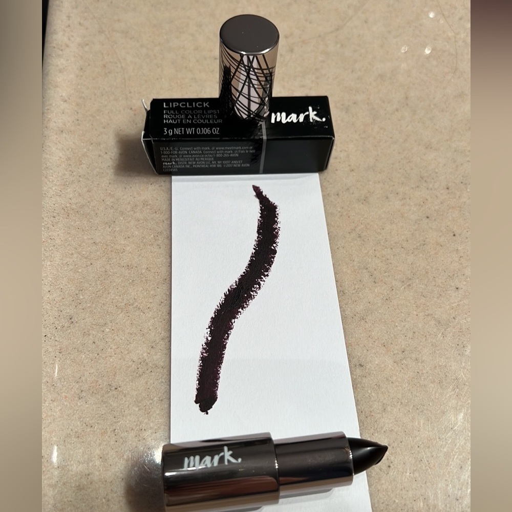 2 Avon MARK Lipclick Full Color Lipstick New Unopened Box Mischief Gamine